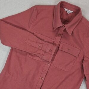 L.L. Bean Signature Archive 1958 Chamois Cloth Shirt Women's M Rose Terracotta